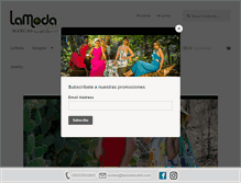 Tablet Screenshot of lamodaoutlet.com